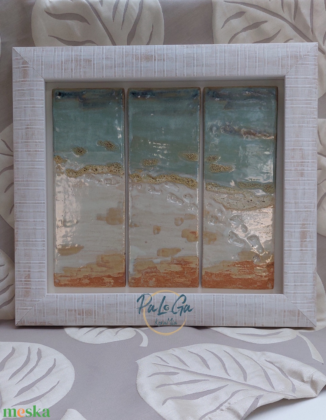 Egyedi kerámiakép fa keretben - otthon & életmód - dekoráció - kép & falikép - több részes kép - Meska.hu