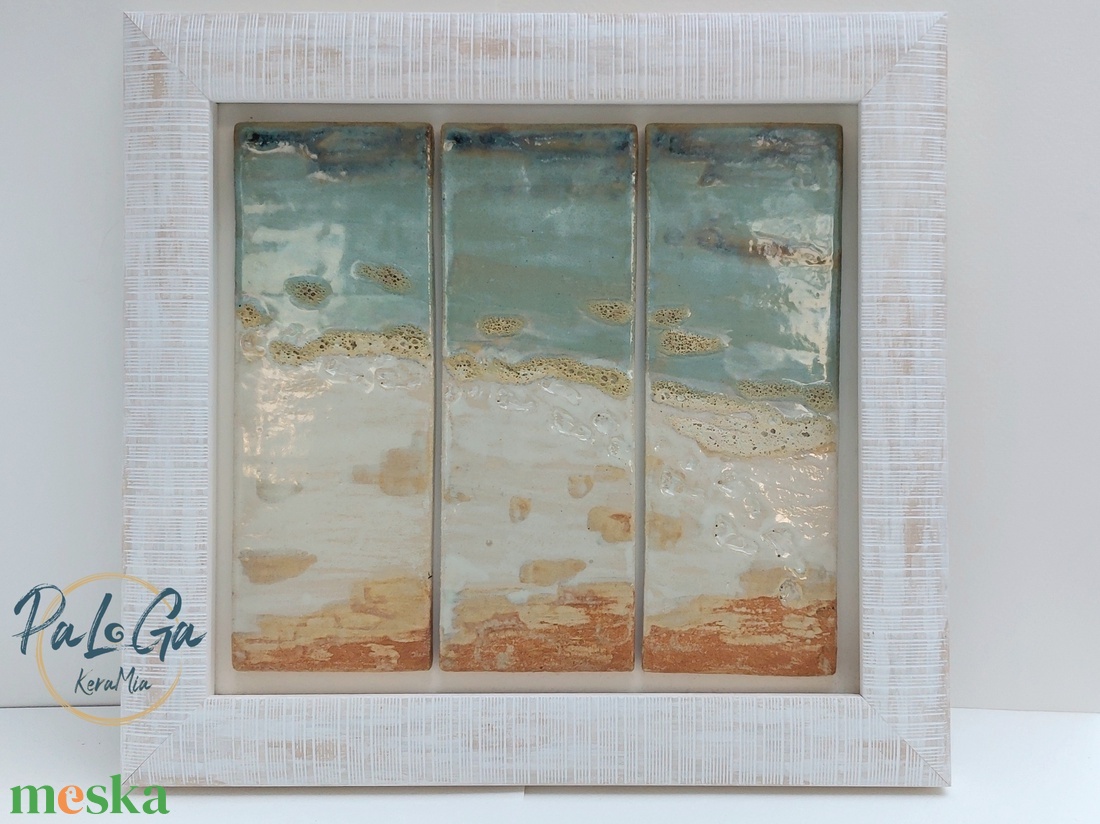 Egyedi kerámiakép fa keretben - otthon & életmód - dekoráció - kép & falikép - több részes kép - Meska.hu