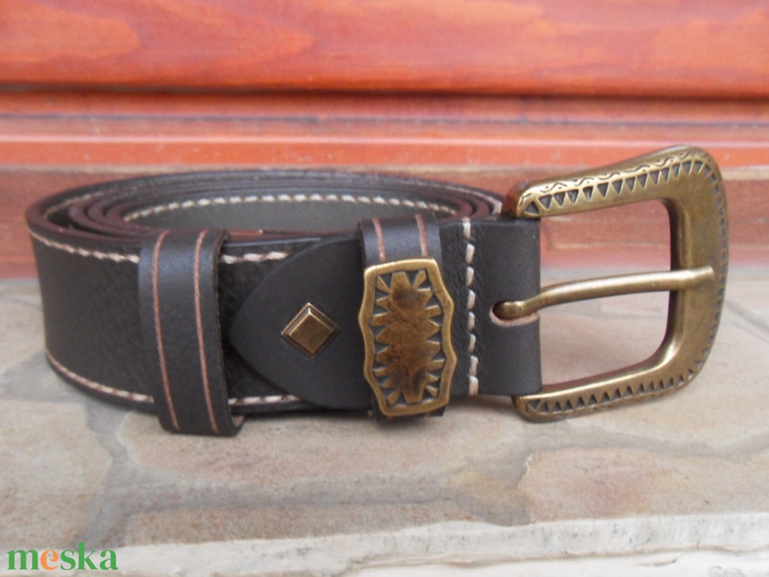 Bőr öv Western Brown - ruha & divat - öv & övcsat - öv - Meska.hu Bőr öv Western Brown - ruha & divat - öv & övcsat - öv - Meska.hu