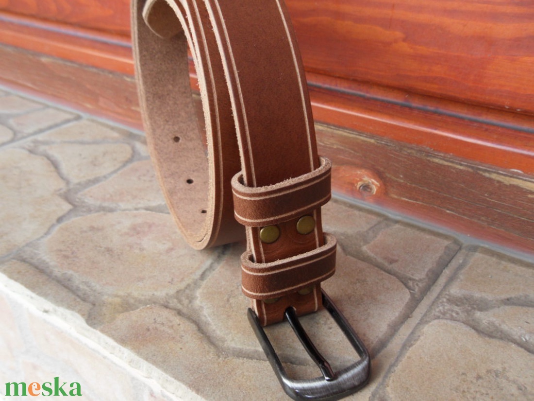 Bőr Öv Brown 3 cm. széles. - ruha & divat - öv & övcsat - öv - Meska.hu Bőr Öv Brown 3 cm. széles. - ruha & divat - öv & övcsat - öv - Meska.hu
