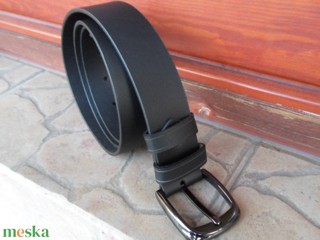 Bőr öv Black - ruha & divat - öv & övcsat - öv - Meska.hu Bőr öv Black - ruha & divat - öv & övcsat - öv - Meska.hu
