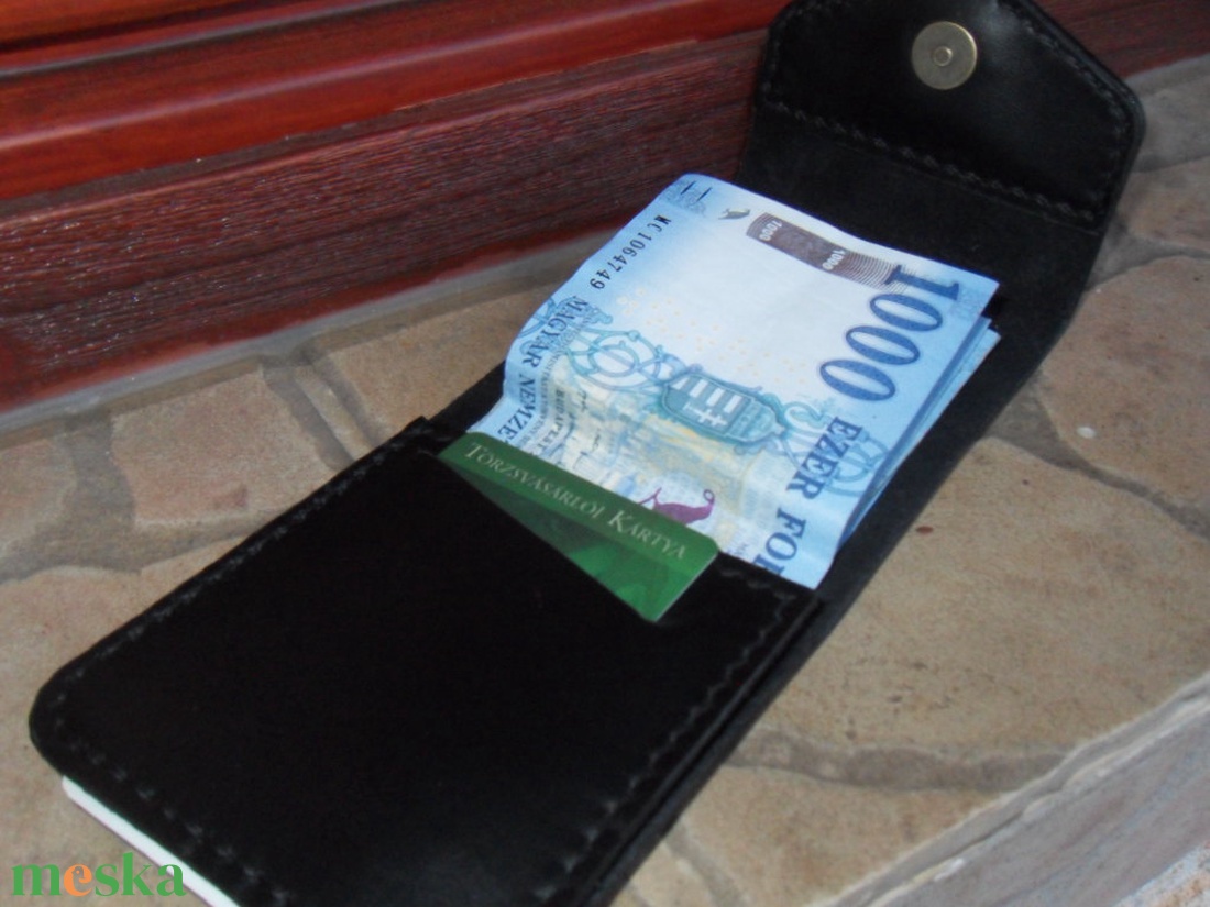 Bőr Pénztárca Hajtogatós - táska & tok - pénztárca & más tok - pénztárca - férfi pénztárca - Meska.hu