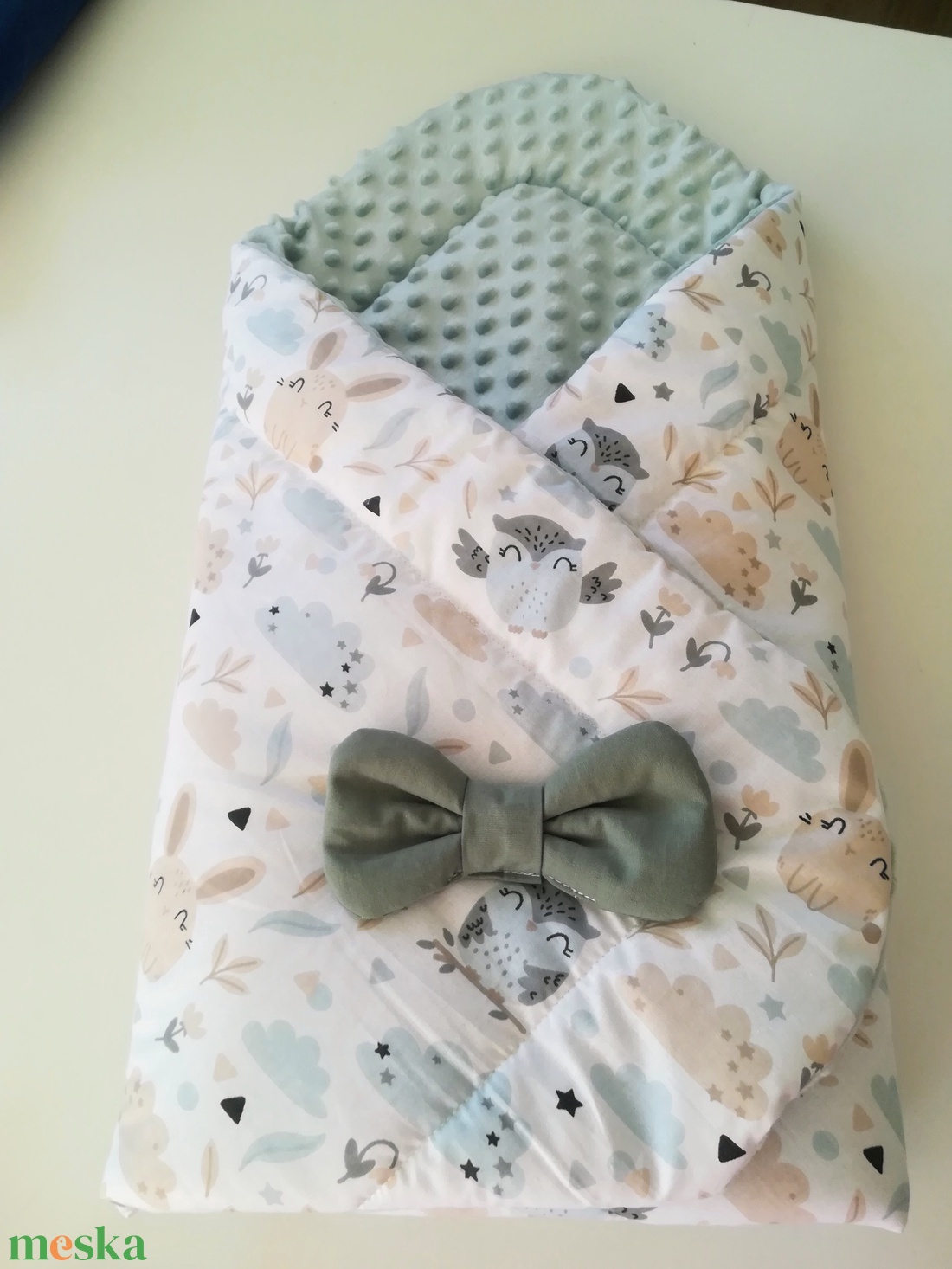 Újszülött pólya  - otthon & életmód - babaszoba, gyerekszoba - babaszoba, gyerekszoba - Meska.hu