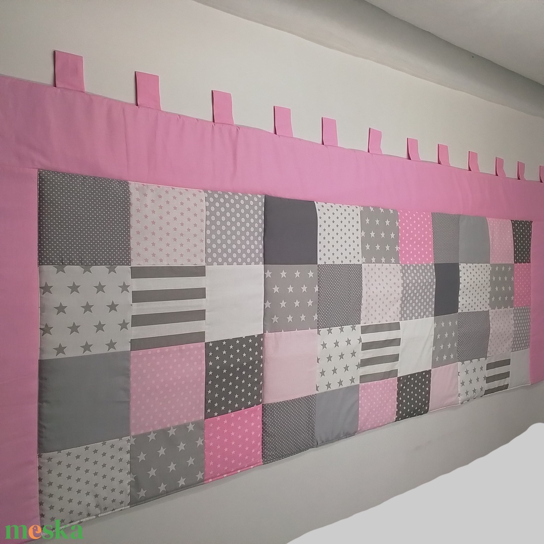 Patchwork falvédő  - otthon & életmód - babaszoba, gyerekszoba - falvédő gyerekszobába - Meska.hu