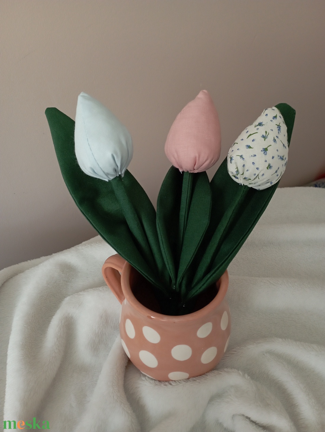 Textil tulipán - otthon & életmód - dekoráció - Meska.hu