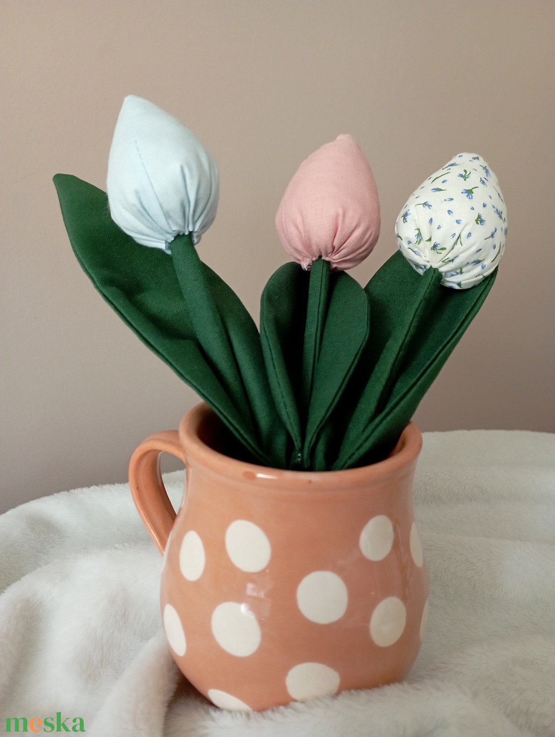 Textil tulipán - otthon & életmód - dekoráció - Meska.hu