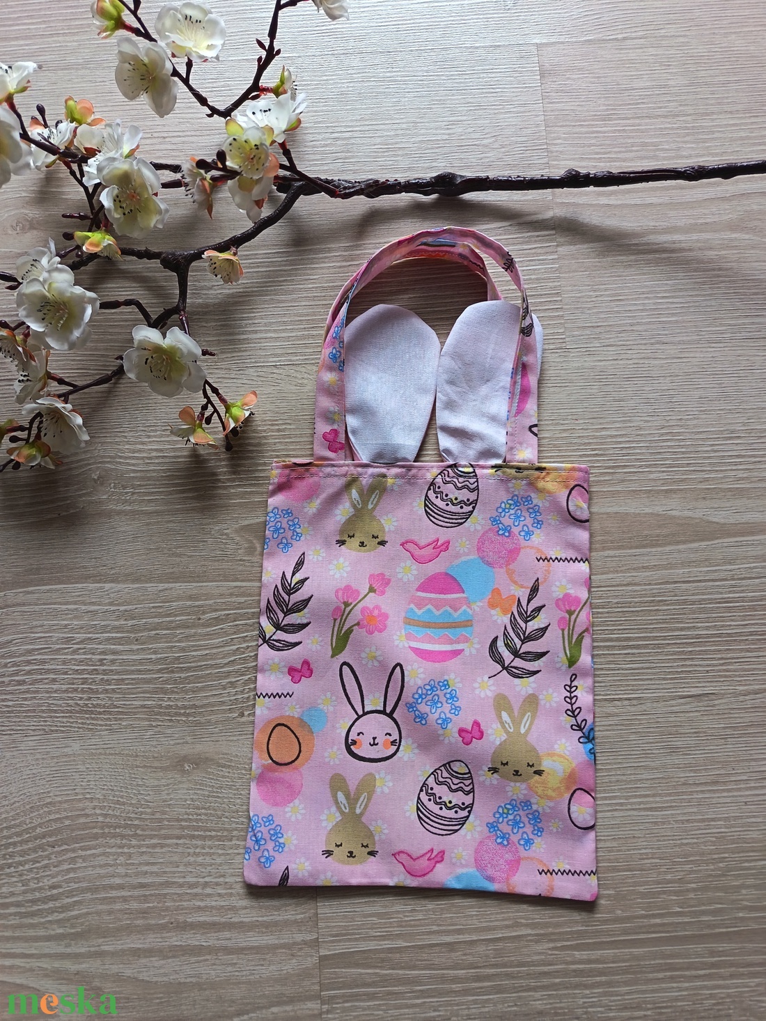 Húsvéti tojáskereső zsák, táska gyerekeknek - ünnepi díszek, dekorációk - húsvéti díszek és dekorációk - húsvéti ajándékátadó - Meska.hu