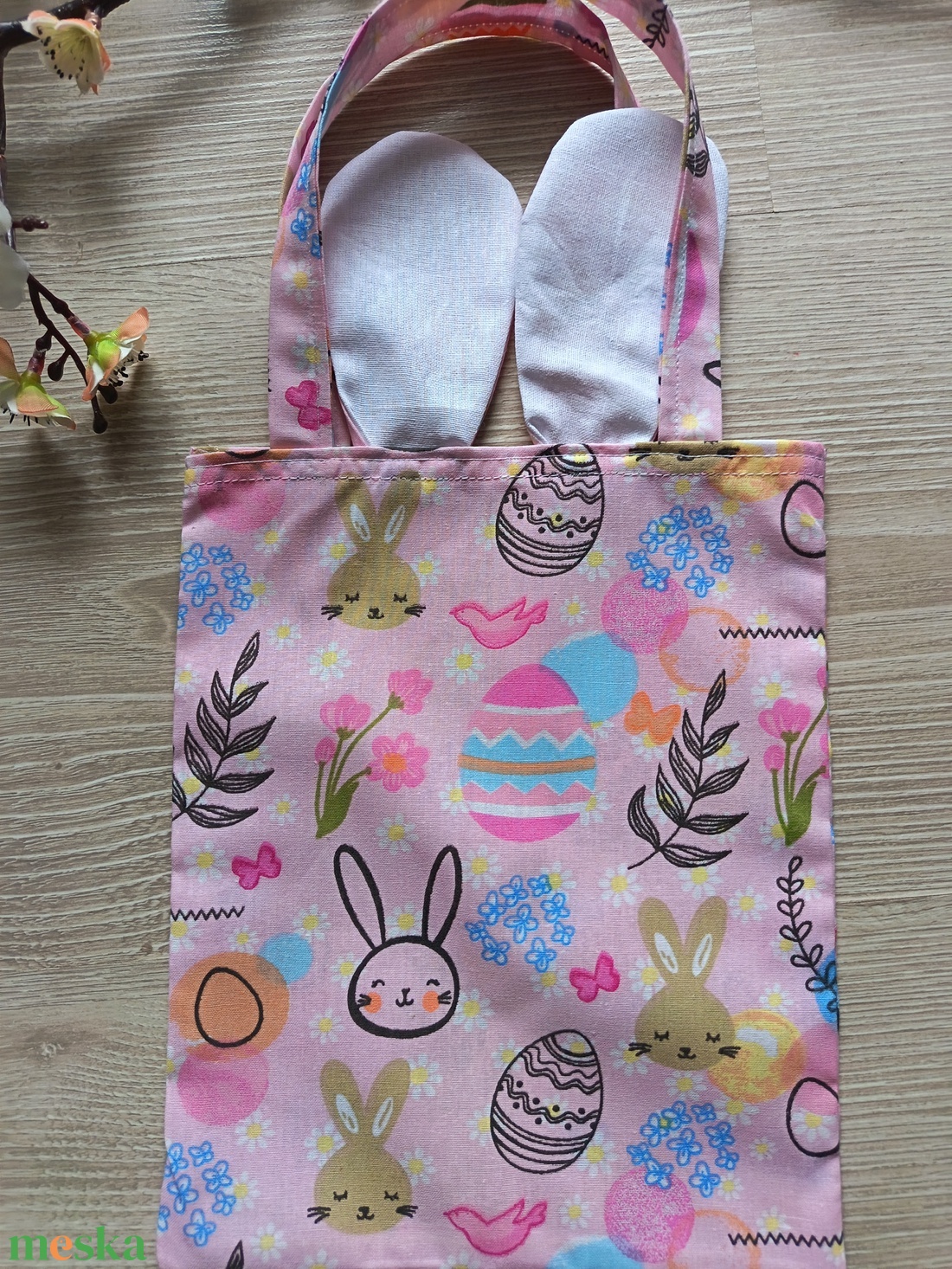 Húsvéti tojáskereső zsák, táska gyerekeknek - ünnepi díszek, dekorációk - húsvéti díszek és dekorációk - húsvéti ajándékátadó - Meska.hu