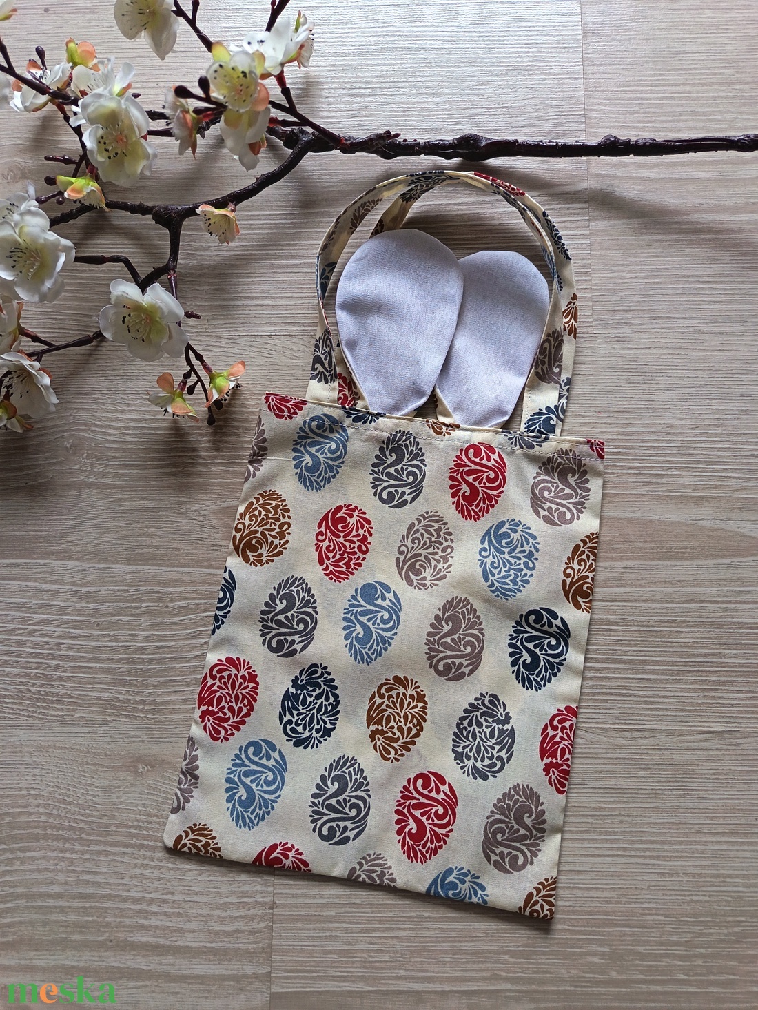 Húsvéti tojáskereső zsák, táska gyerekeknek - ünnepi díszek, dekorációk - húsvéti díszek és dekorációk - húsvéti ajándékátadó - Meska.hu