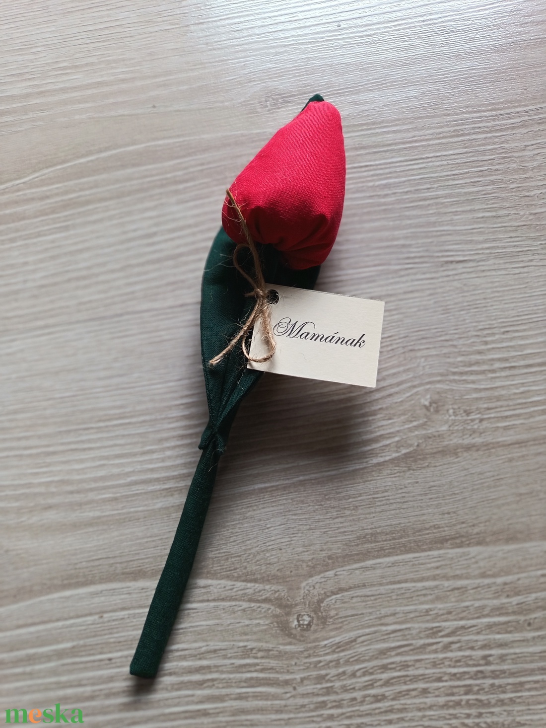 Textil tulipán, örök tulipán, anyák napi tulipán  - otthon & életmód - virágdekoráció - virágok - szálas virág - Meska.hu