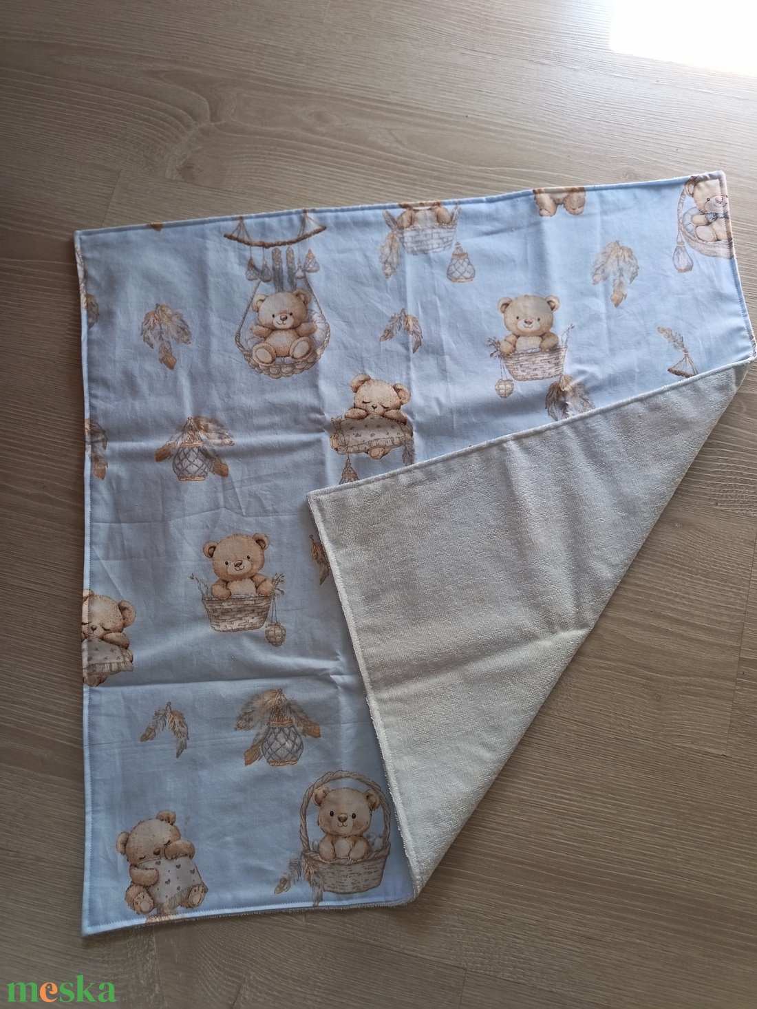 Pelenkázó alátét - vízhatlan, maci mintával - baba - mama - pelenkázó, babafürdető kellékek - pelenkázó alátét - Meska.hu