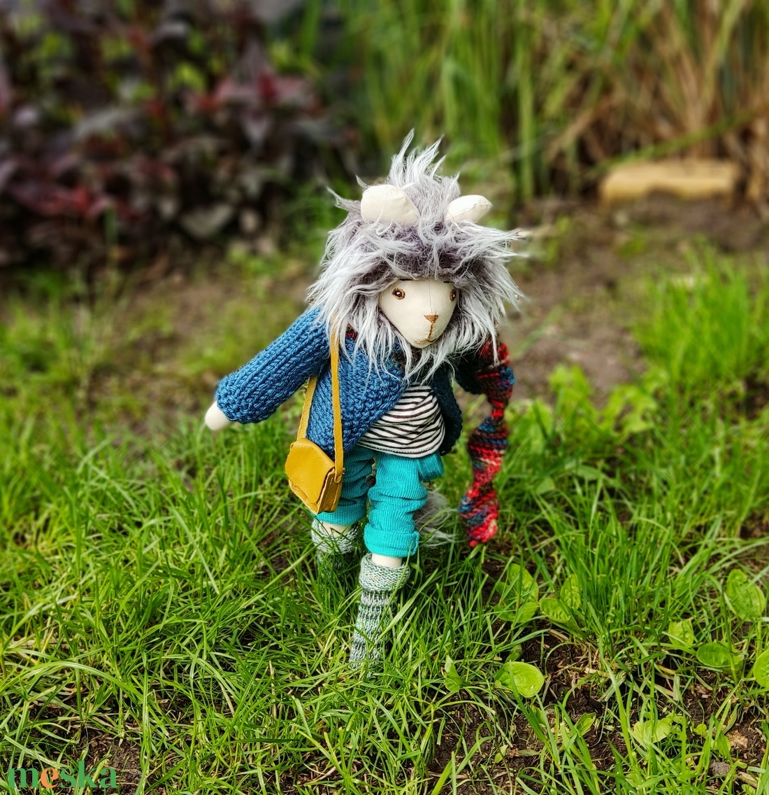 Öltöztethető Pamuki oroszlán - játék & sport - baba & babaház - öltöztethető baba - Meska.hu