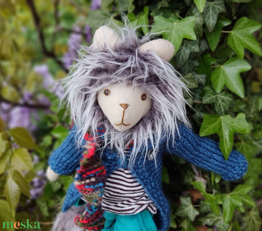 Öltöztethető Pamuki oroszlán - játék & sport - baba & babaház - öltöztethető baba - Meska.hu