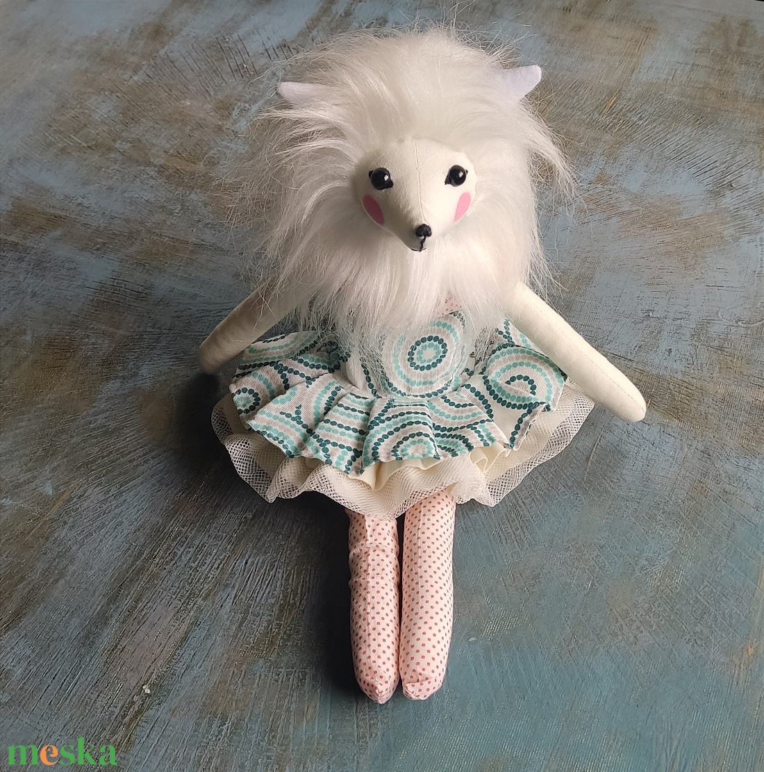 Pamuki sarki róka  - játék & sport - baba & babaház - öltöztethető baba - Meska.hu