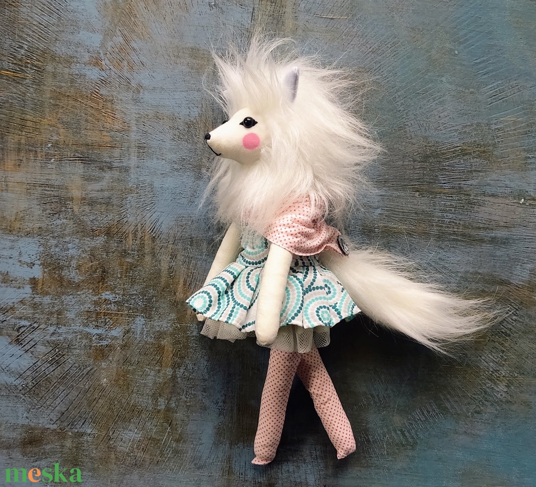 Pamuki sarki róka  - játék & sport - baba & babaház - öltöztethető baba - Meska.hu