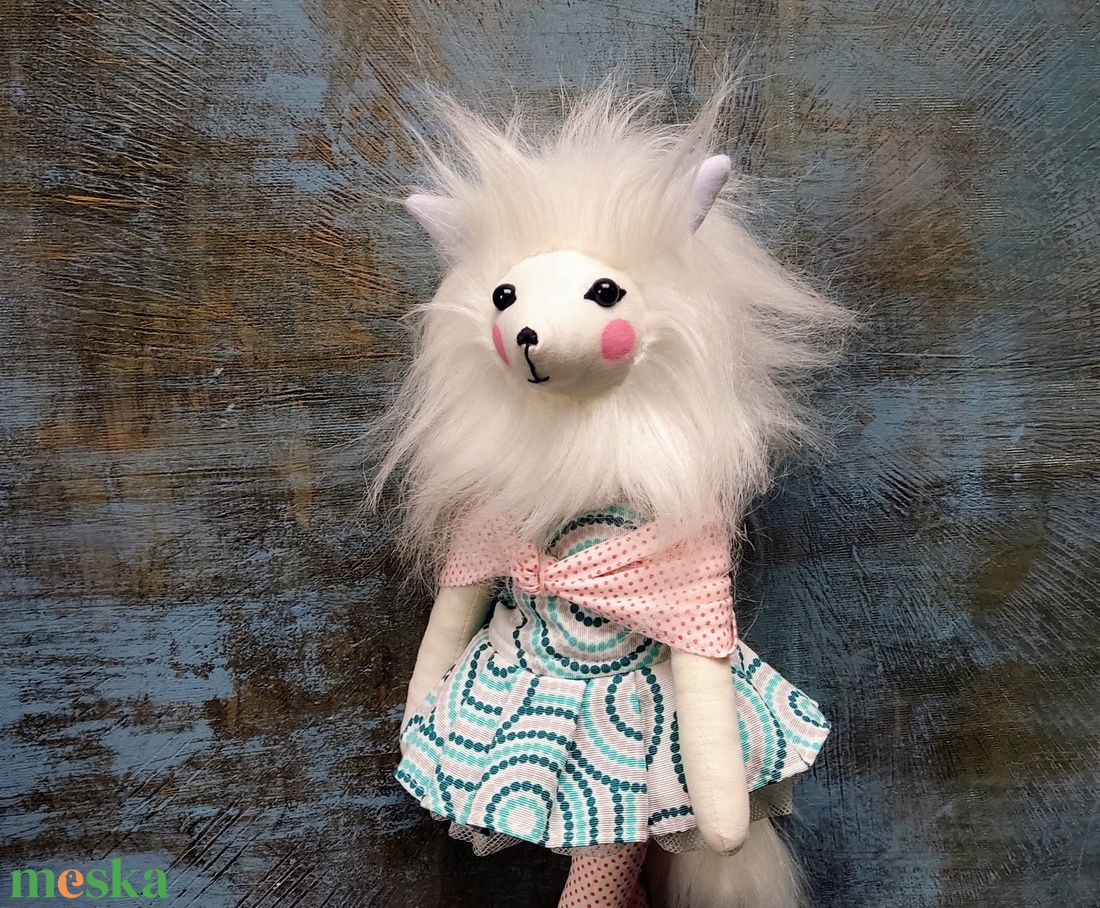 Pamuki sarki róka  - játék & sport - baba & babaház - öltöztethető baba - Meska.hu