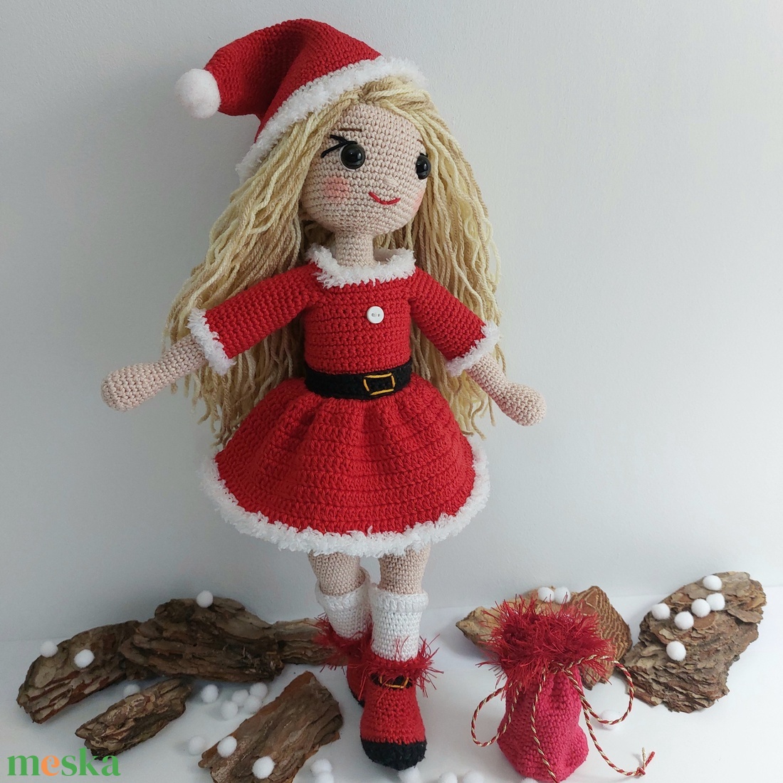 NOELLA baba, amigurumi - játék & sport - baba & babaház - öltöztethető baba - Meska.hu NOELLA baba, amigurumi - játék & sport - baba & babaház - öltöztethető baba - Meska.hu