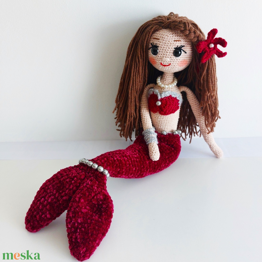 amigurumi baba, sellőlány - játék & sport - baba & babaház - öltöztethető baba - Meska.hu amigurumi baba, sellőlány - játék & sport - baba & babaház - öltöztethető baba - Meska.hu