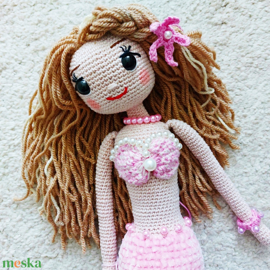 amigurumi baba, sellőlány - játék & sport - baba & babaház - öltöztethető baba - Meska.hu amigurumi baba, sellőlány - játék & sport - baba & babaház - öltöztethető baba - Meska.hu