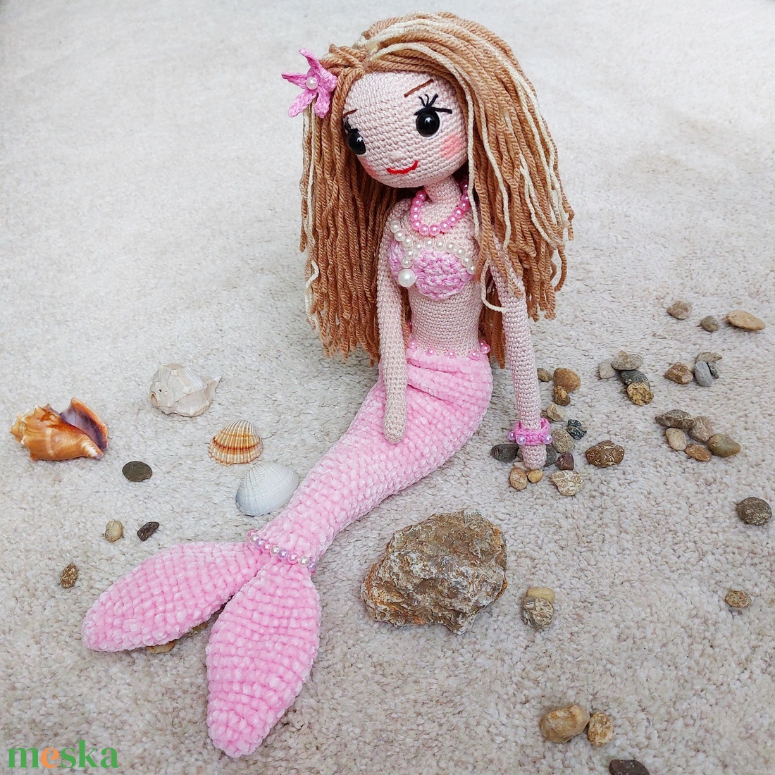 amigurumi baba, sellőlány - játék & sport - baba & babaház - öltöztethető baba - Meska.hu amigurumi baba, sellőlány - játék & sport - baba & babaház - öltöztethető baba - Meska.hu