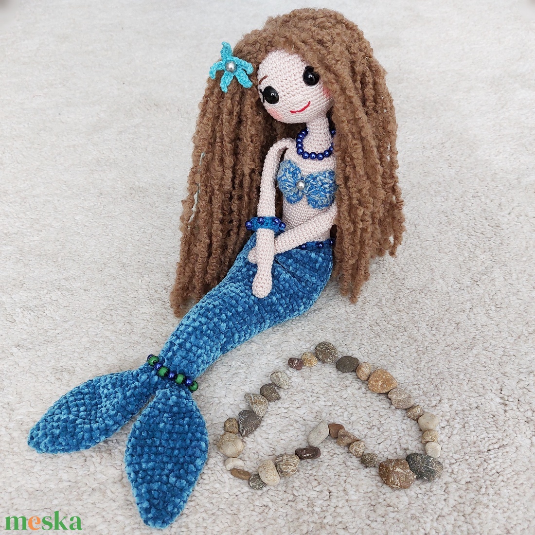 amigurumi baba, sellőlány - játék & sport - baba & babaház - öltöztethető baba - Meska.hu amigurumi baba, sellőlány - játék & sport - baba & babaház - öltöztethető baba - Meska.hu
