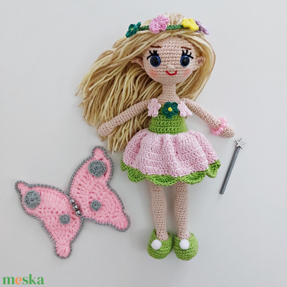 amigurumi tündérlány, Kamilla - játék & sport - baba & babaház - öltöztethető baba - Meska.hu amigurumi tündérlány, Kamilla - játék & sport - baba & babaház - öltöztethető baba - Meska.hu