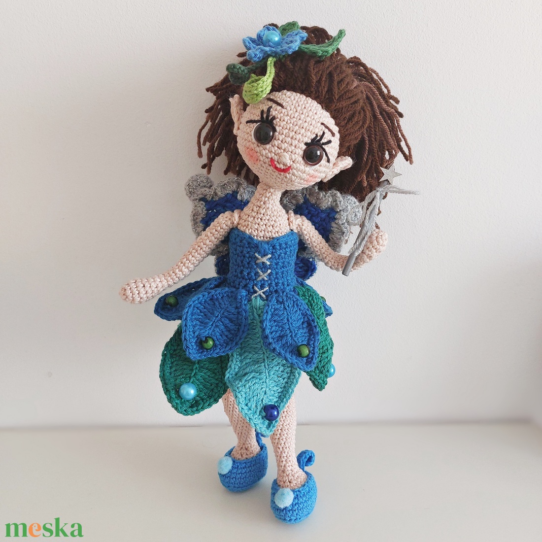 amigurumi tündérlány, Cseppke - játék & sport - plüssállat & játékfigura - ember - Meska.hu amigurumi tündérlány, Cseppke - játék & sport - plüssállat & játékfigura - ember - Meska.hu