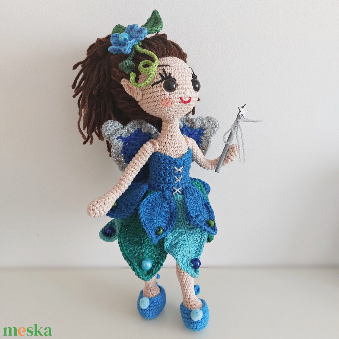 amigurumi tündérlány, Cseppke - játék & sport - plüssállat & játékfigura - ember - Meska.hu amigurumi tündérlány, Cseppke - játék & sport - plüssállat & játékfigura - ember - Meska.hu