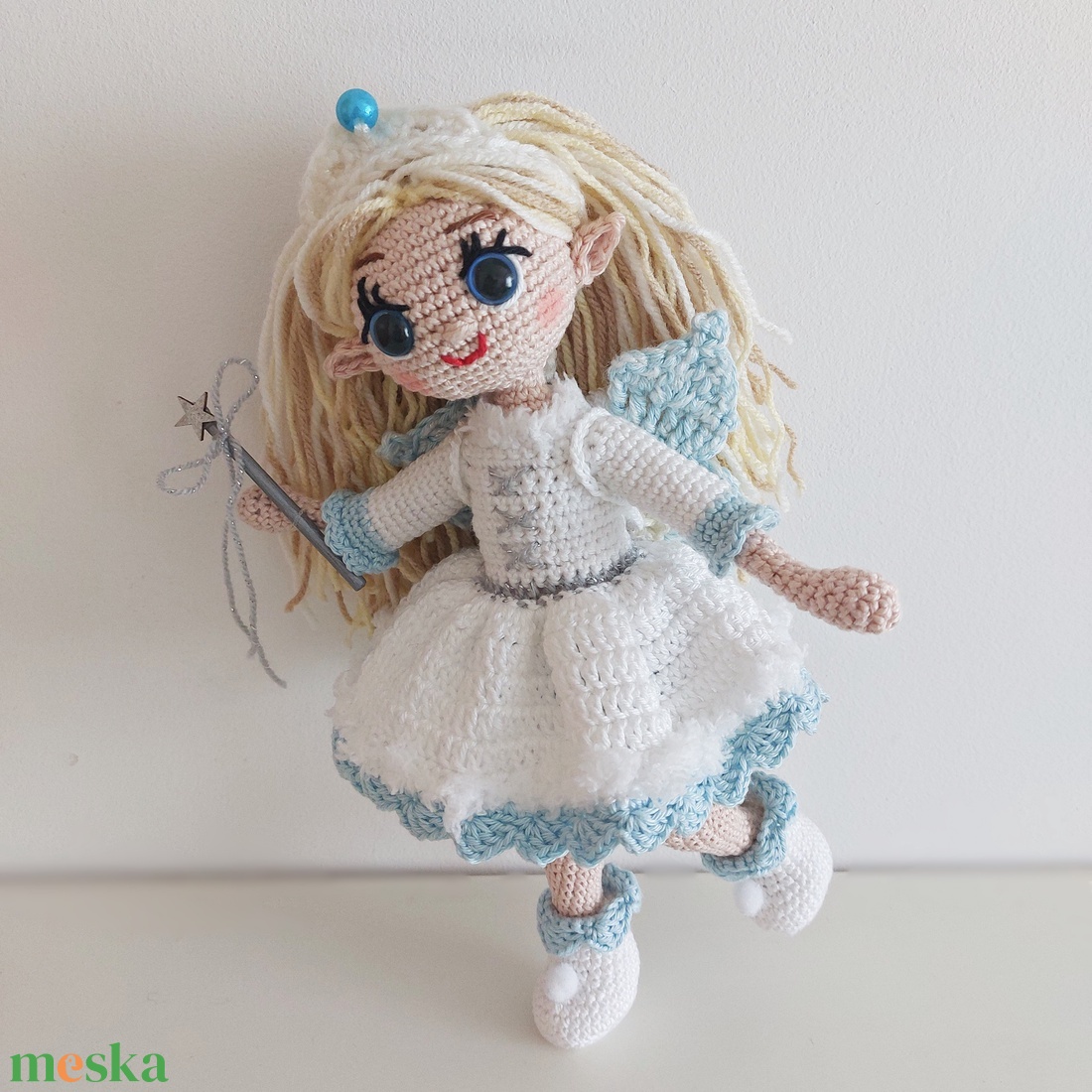 amigurumi tündérlány, Léna - játék & sport - plüssállat & játékfigura - ember - Meska.hu amigurumi tündérlány, Léna - játék & sport - plüssállat & játékfigura - ember - Meska.hu