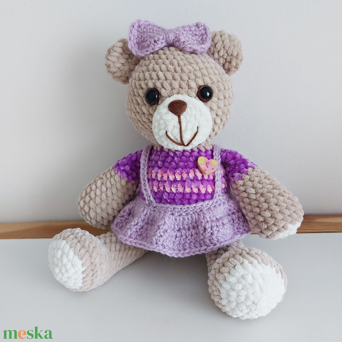 amigurumi mackólány - játék & sport - plüssállat & játékfigura - maci - Meska.hu amigurumi mackólány - játék & sport - plüssállat & játékfigura - maci - Meska.hu