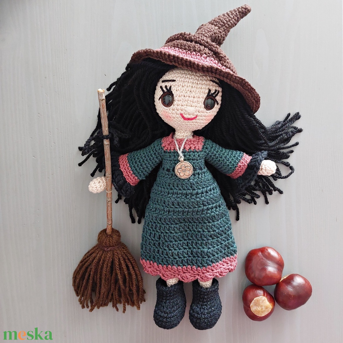 amigurumi boszorka - játék & sport - plüssállat & játékfigura - ember - Meska.hu amigurumi boszorka - játék & sport - plüssállat & játékfigura - ember - Meska.hu