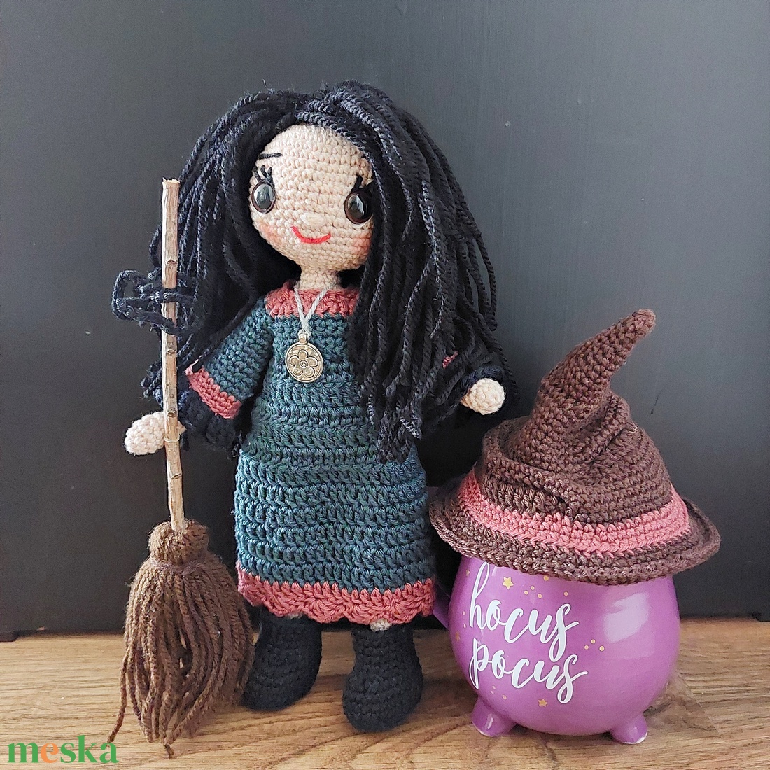 amigurumi boszorka - játék & sport - plüssállat & játékfigura - ember - Meska.hu amigurumi boszorka - játék & sport - plüssállat & játékfigura - ember - Meska.hu