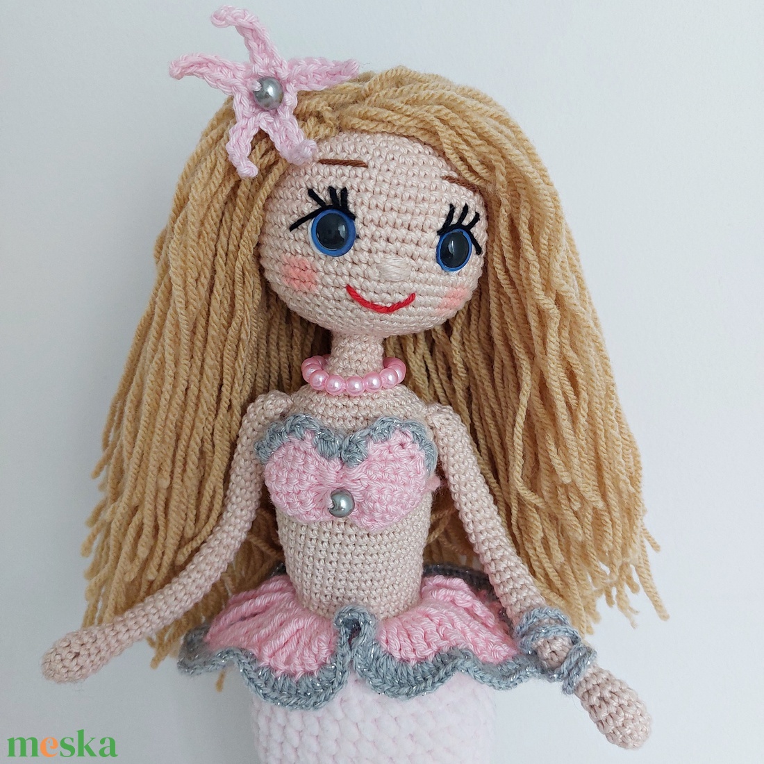 amigurumi sellő - játék & sport - plüssállat & játékfigura - ember - Meska.hu