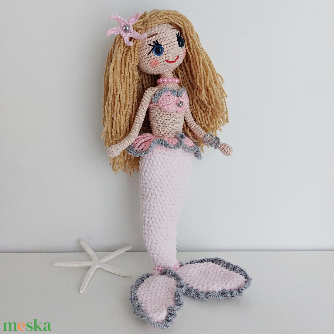 amigurumi sellő - játék & sport - plüssállat & játékfigura - ember - Meska.hu