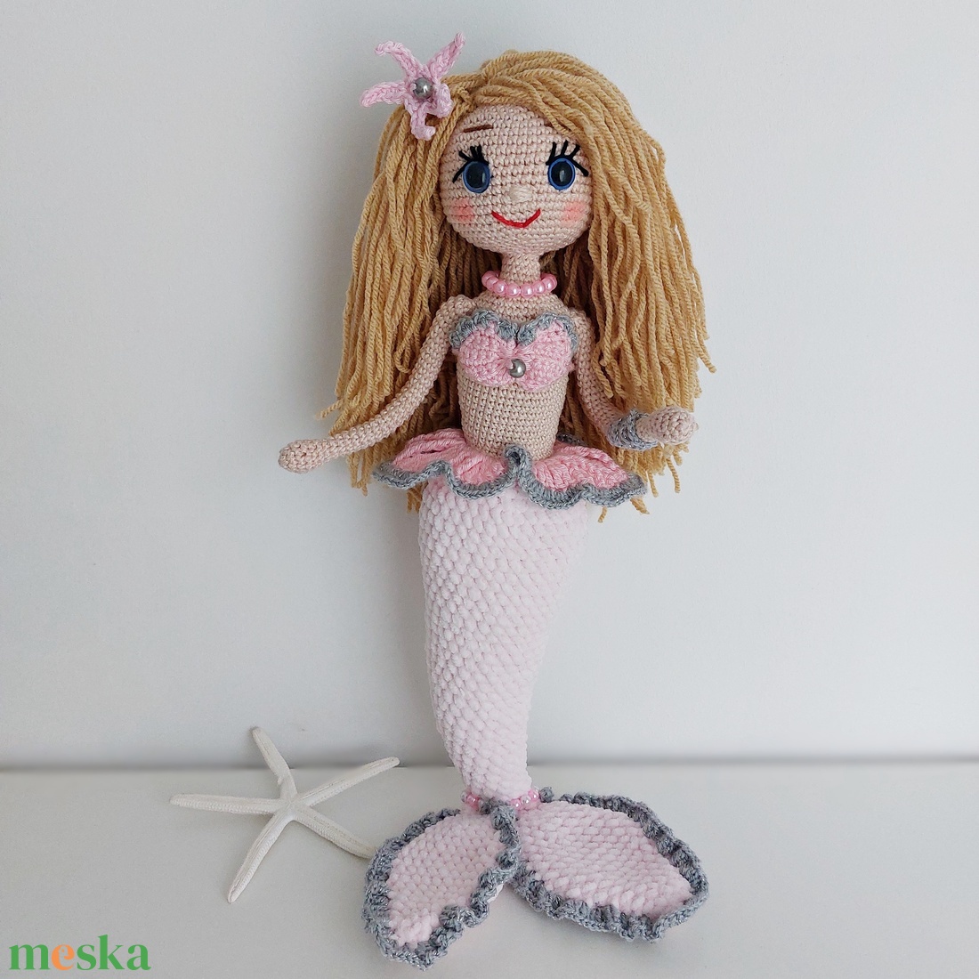 amigurumi sellő - játék & sport - plüssállat & játékfigura - ember - Meska.hu