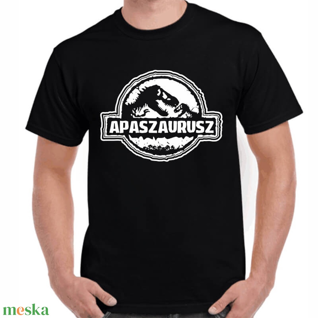 APASZAURUSZ feliratos póló apának. Minőségi 100% pamut egyedi póló. - ruha & divat - férfi ruha - póló - Meska.hu