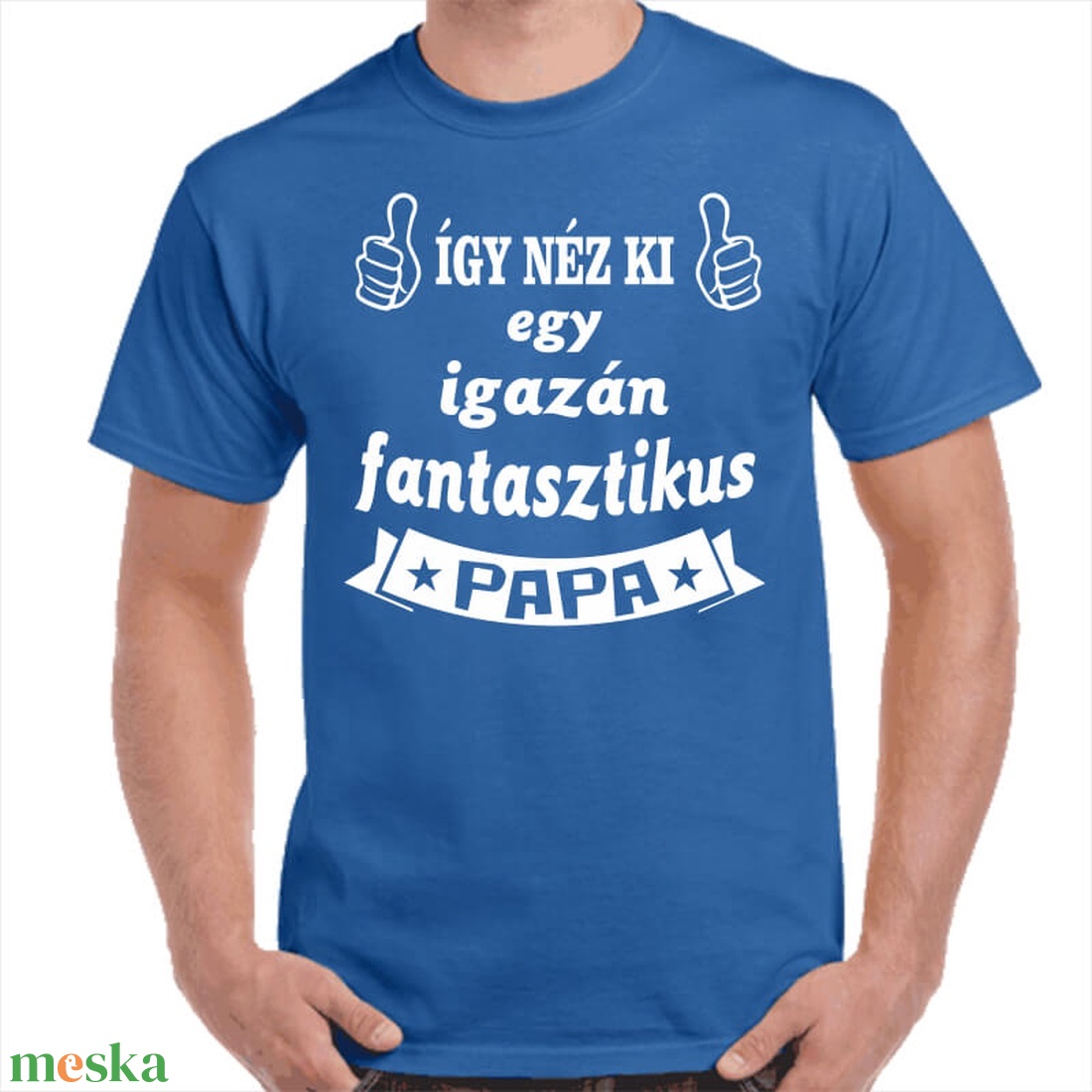 Feliratos póló papának így néz ki egy igazán fantasztikus papa felirattal. Minőségi 100% pamut egyedi póló. - ruha & divat - férfi ruha - póló - Meska.hu