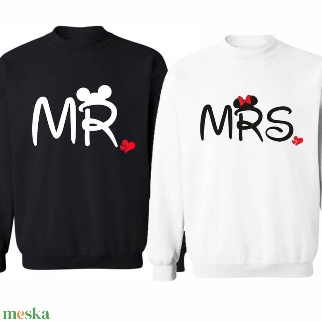 MR és MRS  páros pulóver szett, minőségi egyedi pulcsik valentin napra, évforulóra. - ruha & divat - páros szett - női-férfi páros szett - Meska.hu
