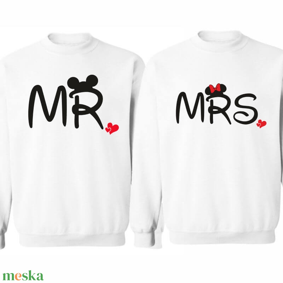 MR és MRS  páros pulóver szett, minőségi egyedi pulcsik valentin napra, évforulóra. - ruha & divat - páros szett - női-férfi páros szett - Meska.hu