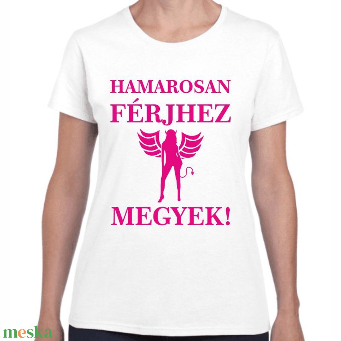 Hamarosan férjhez megyek lánybúcsú póló. Minőségi 100% pamut egyedi póló. - ruha & divat - női ruha - póló, felső - Meska.hu