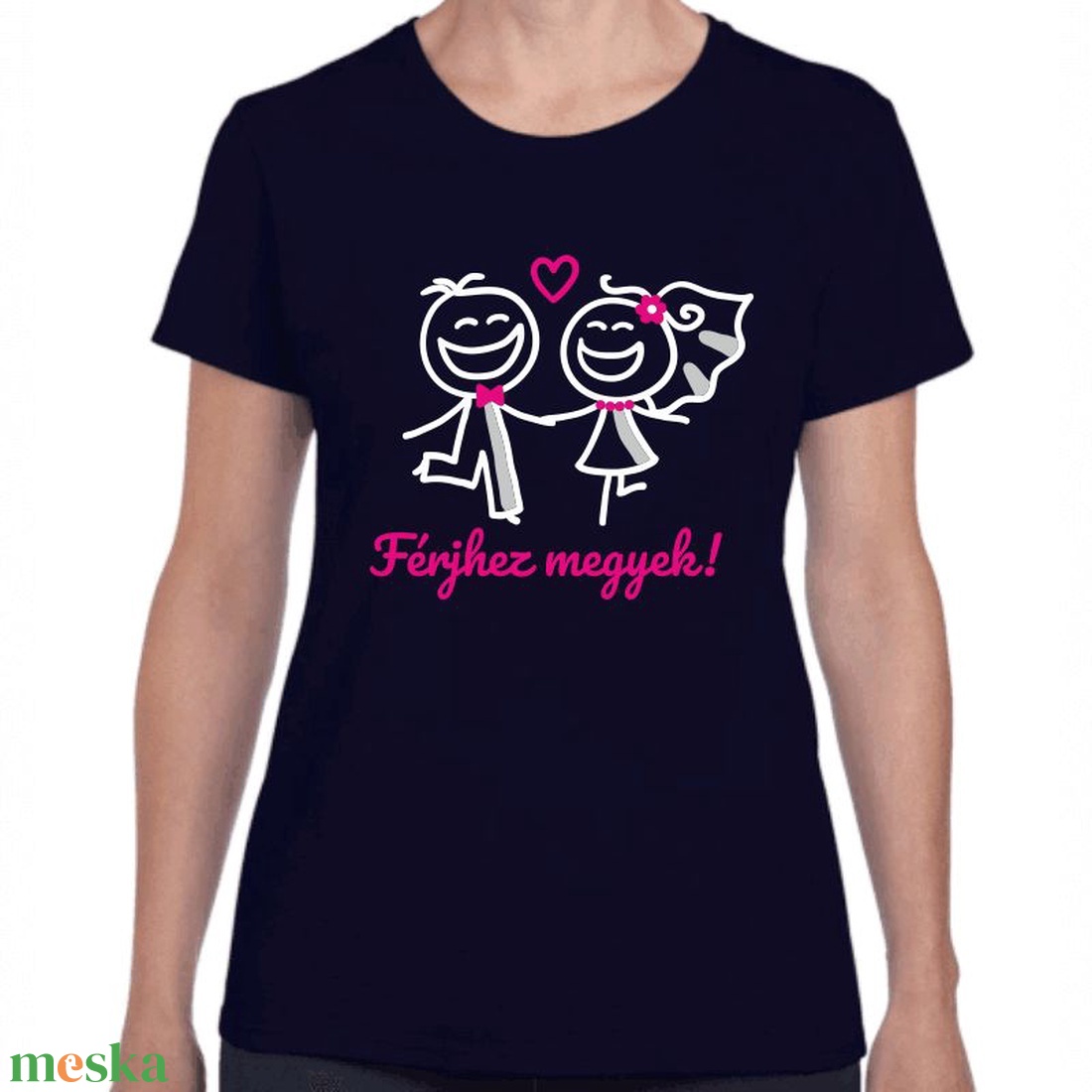 Férjhez megyek lánybúcsú póló a menyasszonynak. Minőségi 100% pamut egyedi póló. - ruha & divat - női ruha - póló, felső - Meska.hu