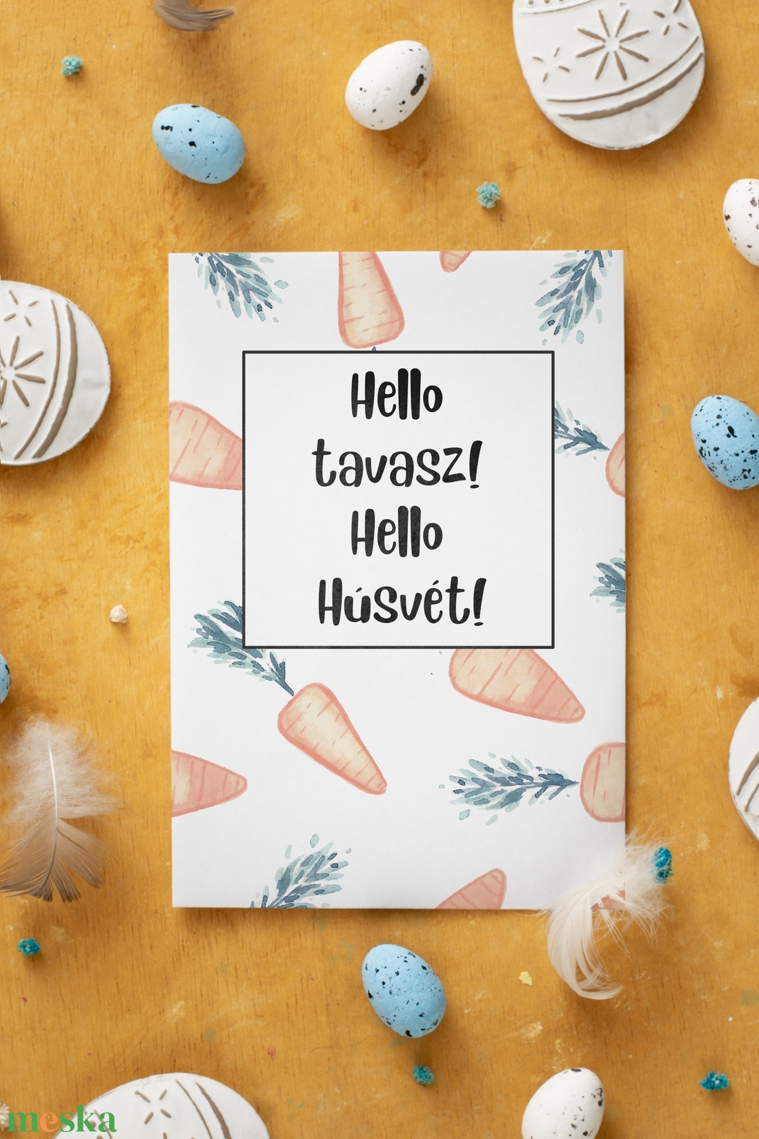Húsvéti képeslap, üdvözlőlap - otthon & életmód - papír, írószer - ajándékozás kellékei - képeslap, üdvözlőlap - Meska.hu
