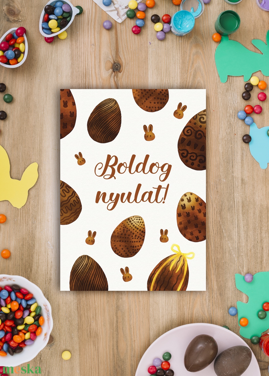 Húsvéti képeslap, üdvözlőlap - otthon & életmód - papír, írószer - Meska.hu Húsvéti képeslap, üdvözlőlap - otthon & életmód - papír, írószer - Meska.hu