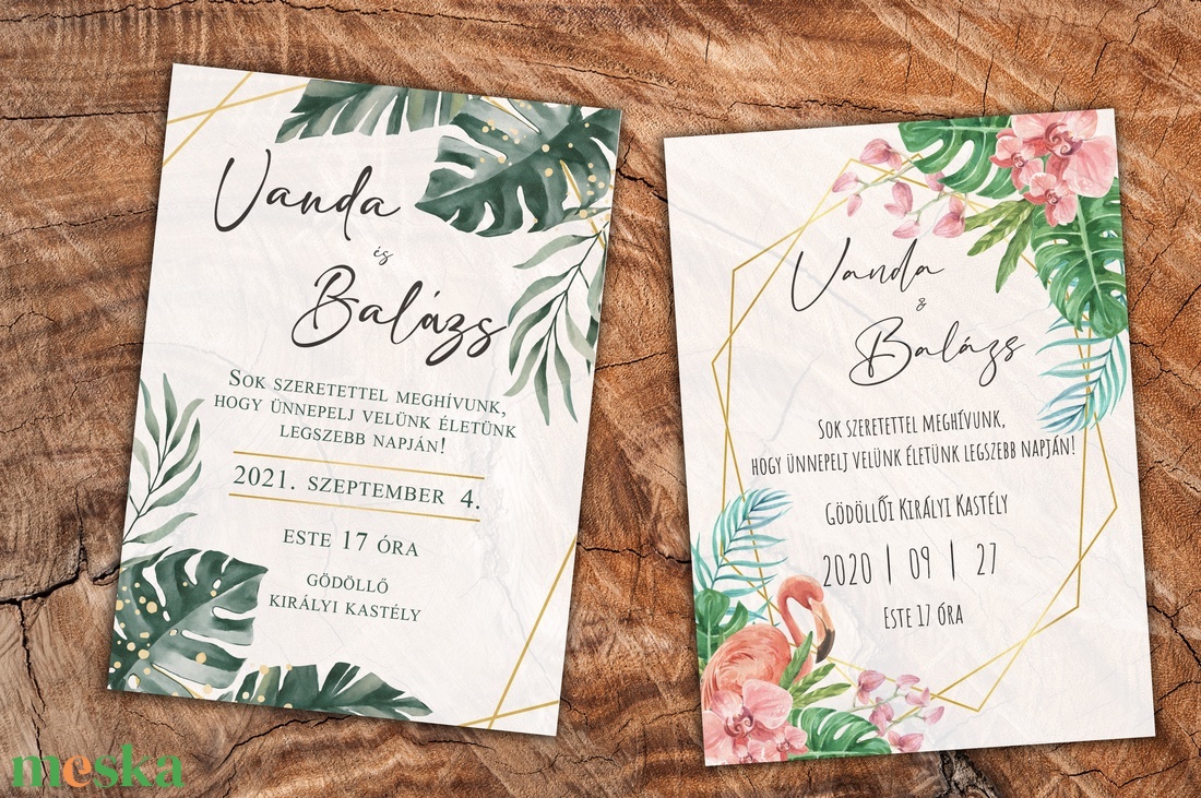 Esküvői meghívó, pauszpapír, pausz meghívó, esküvői lap - esküvő - meghívó & kártya - meghívó - Meska.hu