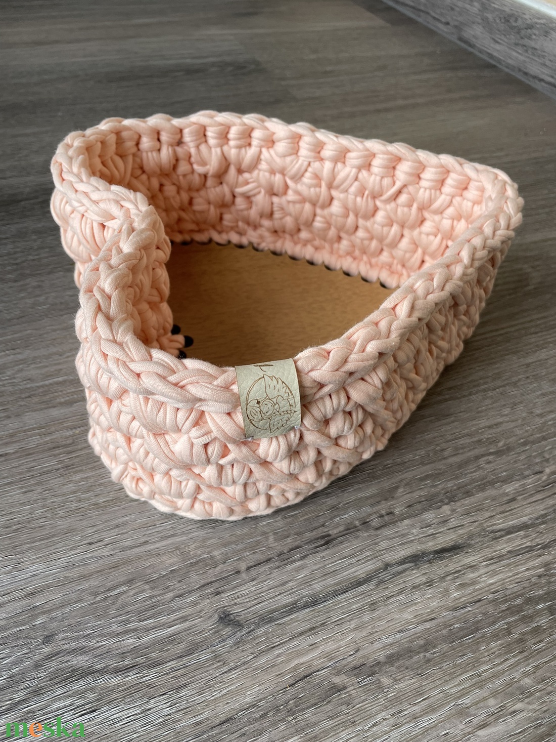 Szív alakú tároló kosár - otthon & életmód - tárolás & rendszerezés - tárolókosár - Meska.hu