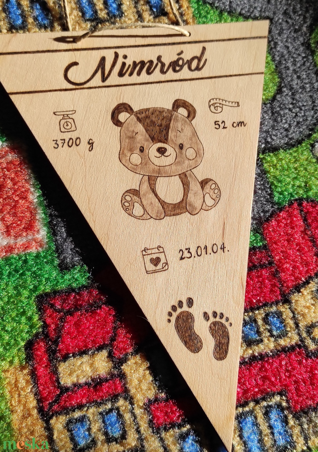 Baby születési adatok tábla - otthon & életmód - babaszoba, gyerekszoba - babaszoba, gyerekszoba - Meska.hu