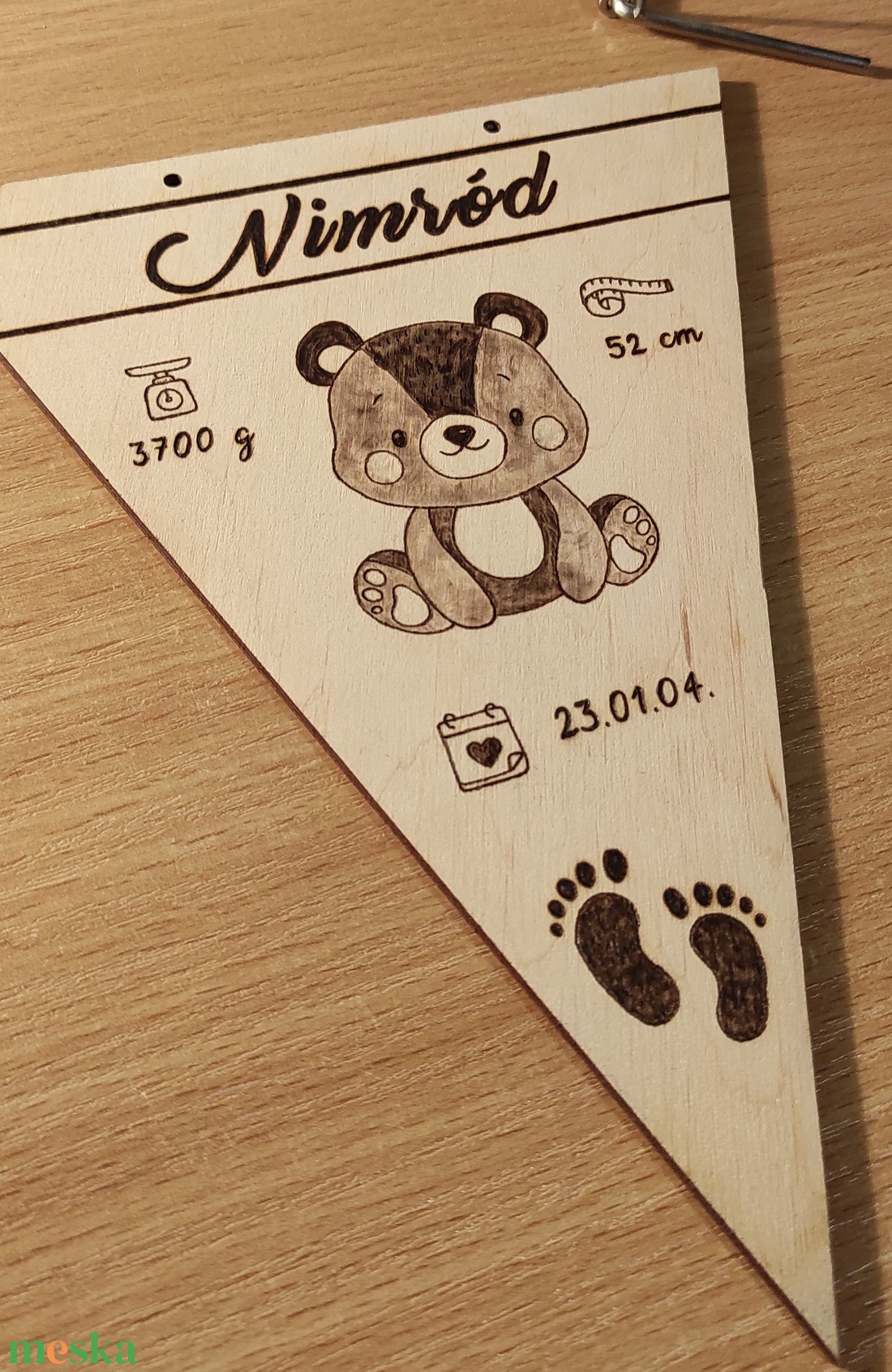 Baby születési adatok tábla - otthon & életmód - babaszoba, gyerekszoba - babaszoba, gyerekszoba - Meska.hu