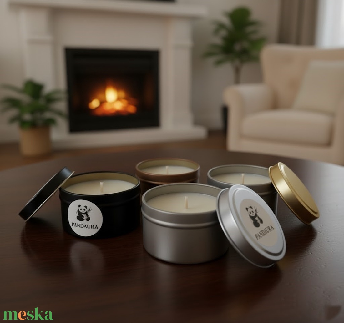 Kézzel Készült Szójaviasz Illatgyertya Szett � 4 db - otthon & életmód - gyertya, illat, aroma - gyertya - Meska.hu