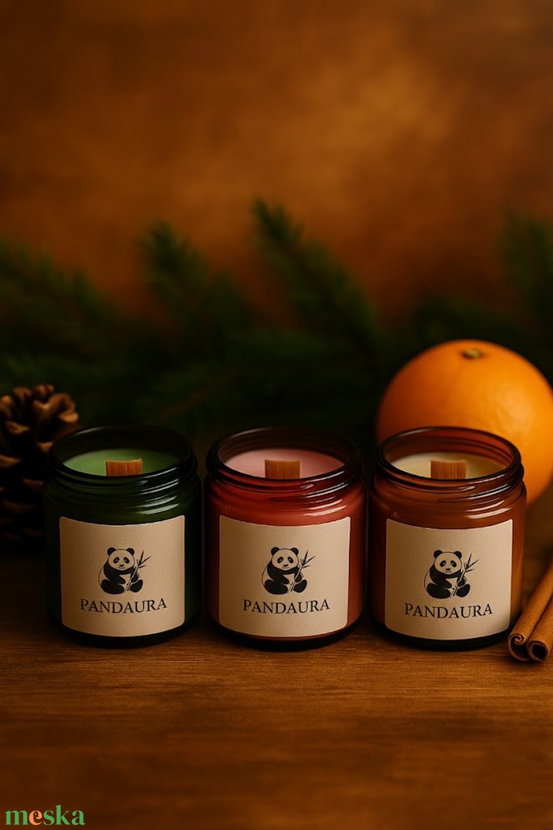 Díszdobozos Illatgyertya Szett (3 db) - otthon & életmód - gyertya, illat, aroma - gyertya - Meska.hu