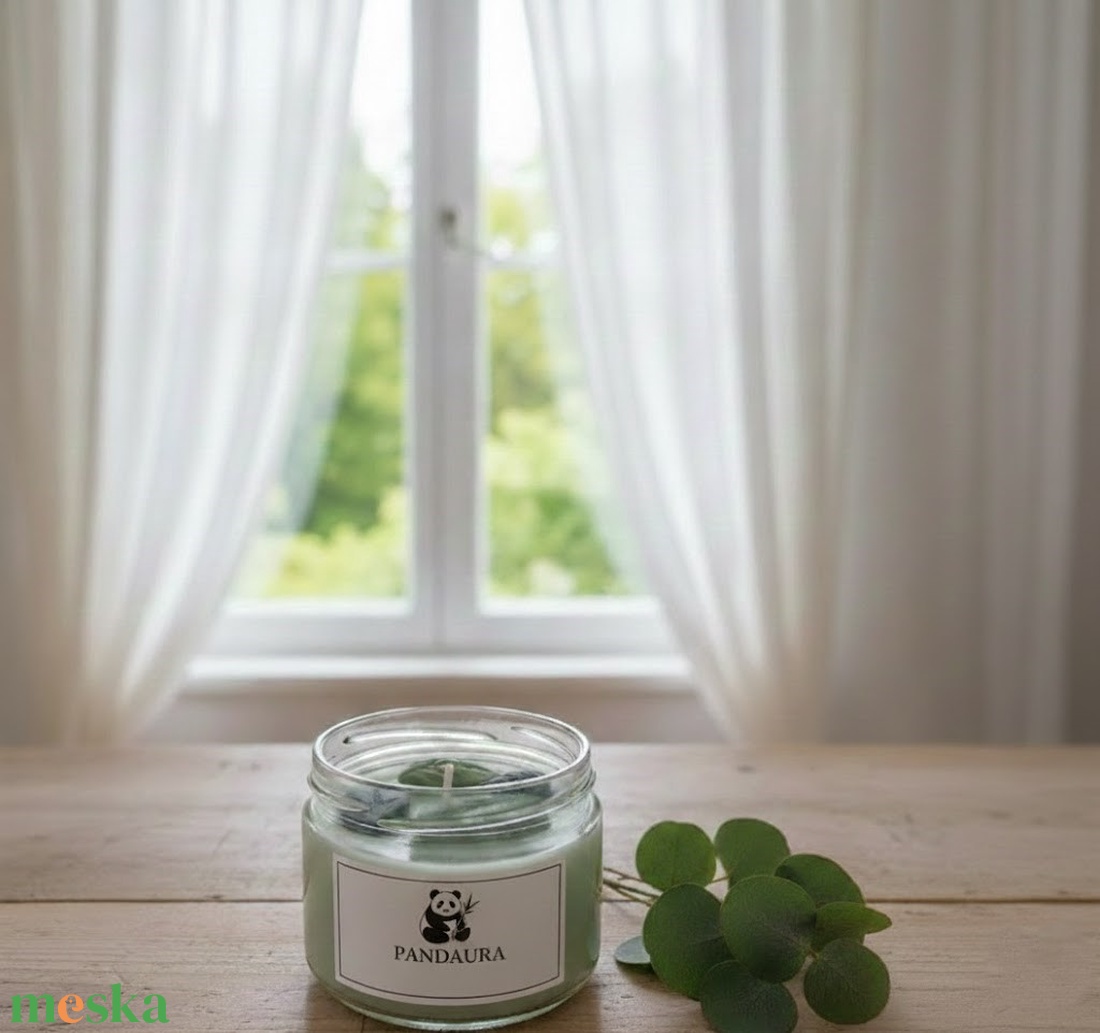 Pandaura Menta Illatgyertya - otthon & életmód - gyertya, illat, aroma - gyertya - Meska.hu